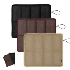 휴대용 접이식방석 3COLOR 1인용 미니 기내 여행용, 브라운