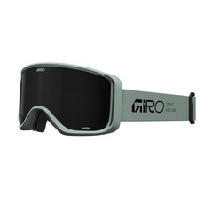 Giro Sagen 성인용 스노우 고글 - 울트라 블랙/옐로우 렌즈가 있는 레드 플로우 스트랩 212470, 글레이셔 그린 스택 - 울트라 블랙