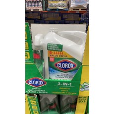 CLOROX 3合1 多用途清潔劑 漂白劑 補充裝, 2個, 951.32L