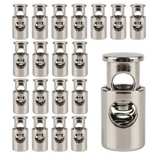 코드락 스토퍼 끈조절 의류 가방 후드 스토퍼-01, 니켈, 20개