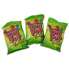 바주카 링 팝스 사워 1.4oz (3개 팩) 바주카 링 팝스 사워 1.4oz (3개 팩), 39g