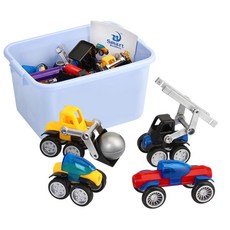 36개월유아 4살어린이 자동차만들기 자동차자석차 52pcs 역할놀이 관찰력