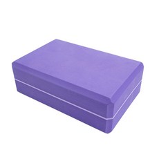 瑜珈磚 瑜珈用品 健身輔助器材 加厚高密度防滑 提升平衡與柔軟度, 高貴紫, 1個