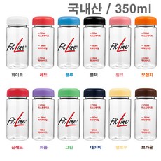 너른마당 국내산 패트 피트라인 보틀 350ml 독일PM주스 눈금 보틀 아이스물통 피트라인 종류별 물량표시 각각 권장 희석 비율 우체국택배, 그린, 1개