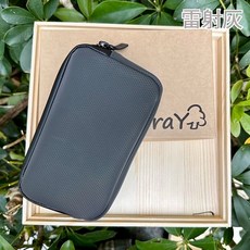 RAY CO SKIN 環保單車錢包 新款雷射紋 有夾層 防水, 雷射灰 L, 1個