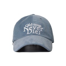 Old Things Never Die燈芯絨刺繡花朵繩結帽