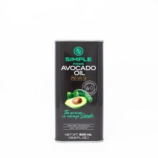 냉압착 아보카도유 아보카도 기름 단 식품 오일 100% 비GMO 고연점 순 맛 16.9온스