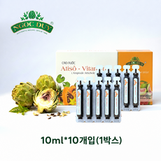 녹두이 프리미엄 아티초크 비타민C 앰플 10ML 숙취음료 간건강 베트남 어르신선물 명절선물, 10개