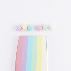 종이별 파스텔 별종이 컬러 별모양 별접기 색종이 540매, 마카롱