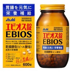 Asahi 에비오스 맥주 효모 타블렛, 600정, 1개