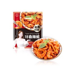 愛雅18香辣蝦，純素香辣Q彈，低卡解饞零罪惡感，健康美味隨時享受, 300公克, 1個