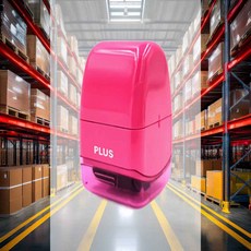 미니롤러스탬프 케시퐁 베이비핑크분홍 1개입 엽서 전화번호 명의도용방지 우편물 택배라벨 지로용지