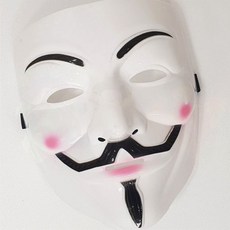 브이포벤데타 가면 가이포크스 마스크 파티 소품 영화, 1개, 상세페이지 참조