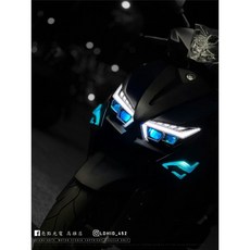 AJ 勁戰六代 LED魚眼大燈 總成, 六代戰-基本款,無需加購