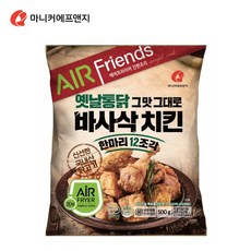 마니커 바사삭치킨 한마리 12조각 500g 옛날통닭 에어프라이어, 1개