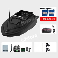 무선 RC 보트 배 낚시 미끼 피싱 GPS 500M, 1개, GPS형 17000mAh 2개