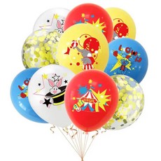 생일 파티 학예회 이벤트 할로윈 용품 서커스 풍선 매직 광대 라텍스 에어 글로브 카니발 장식 베이비 샤워 10 개/세트, 10pcs, Emerald