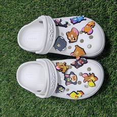 고양이 생쥐 신발 실내화 꾸미기 파츠 12P 세트