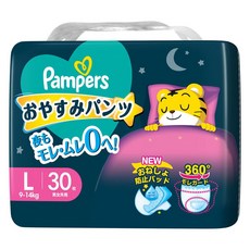 Pampers 幫寶適 一級幫Hugo安睡褲, L, 30片
