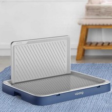 수컷 반려견 애견배변판 개 마킹 벽가림 강아지 화장실, 1개, 8. 블루 벽형 대형 기저귀세트