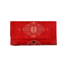 布藝紅包袋 囍字設計, 1個裝