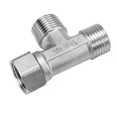 PTFE-씰 1/4" 3/8" 1/2" 3/4" 1" -2" BSPT 수 유니온 Scet 커플러 SS304/316 스테인레스 스틸 커넥터 파이, 02 BSPT SS316 M-M, 03 1/2"