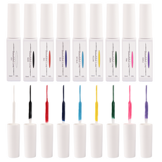 IVIt 彩色凝膠指甲油 10ml, 9 件套彩色凝膠, 1組