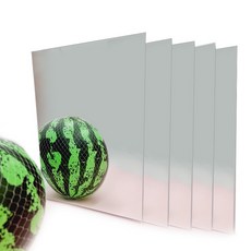 안전거울지 비접착 A4 5장/종이거울/거울시트지/거울필름지, 5매