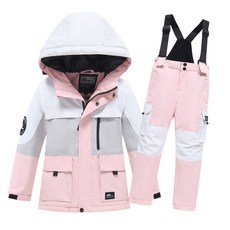 RIVUELE 兒童滑雪服套裝 防風防水連帽滑雪衣褲