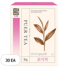 녹차원 보이차, 900mg, 30개, 20개입