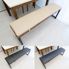 주문제작 벤치방석 큰사이즈 맞춤제작 여러소재, 레자_베이지