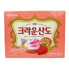 크라운 산도딸기크림치즈 161g, 1개