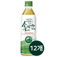 롯데칠성 솔의눈 x12 솔잎음료 탕비실, 500ml, 1개