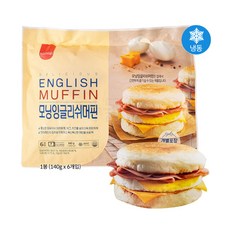 삼립 잉글리쉬머핀 모닝 번들 140g 6입 840g 편의점 매점빵 브런치 냉동 먹머핀, 1개