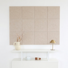 케이트가든 층간 벽간 소음 방지 현관문 방음 흡음재, 12개, 베이지