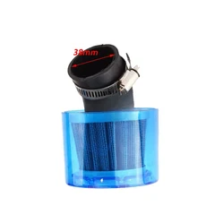 오토바이 35/38/42/45/48-50mm 벤드 팔꿈치/스트라이트 방수 에어 필터 클리너 50cc-250cc ATV 핏 먼지 자, 01 Diagonal  38mm