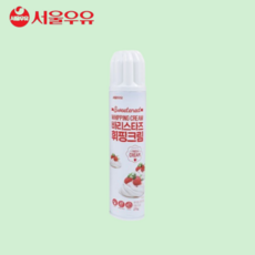 서울우유 바리스타즈 휘핑크림 500g 스프레이형, 4개, 250g