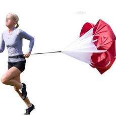 달리기 공기저항 낙하산 트레이닝, 블루, 1개