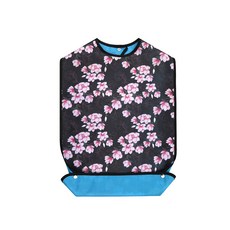 성인 턱받이 성인 앞치마 방수 환자용턱받이 식사 간병 요양, 1개, 흑저화