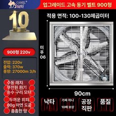 코린마켓 공업용환풍기 1개 축사 환기 환풍기 배풍기, 900 220 V 1 단계 벨트, 기본 색상