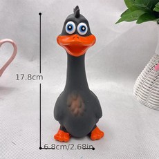 DZER 라텍스 소리나는 장난감 강아지 장난감 대형견용 라텍스 소리나는 장난감 강아지 및 어린 강아지용 애완동물 용품, 블랙