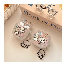 제이와이 누아트 세트 TPU 1개 케이스 변색방지 철가루 4 에어팟4 케이스, 화이트, 에어팟 4세대