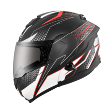 ASTONE RT1300F AI6 玻璃纖維輕量化可掀式安全帽，守護您的每一次騎行安全，享受舒適透氣的騎乘體驗。, 平黑, 1個