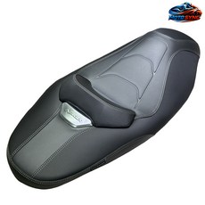 모토싱크 NMAX 컴포트 다운 시트 커스텀 프리미엄 안장 쿠션 튜닝 용품 엔맥스 25-26, 1개, 블랙 크롬 1개, 블랙 크롬