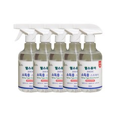 블루메디케어 핸드 세니타이저 뿌리는 스프레이 손세정제 손소독제, 5개, 500ml