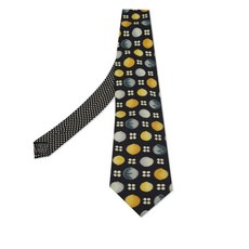 베르사체 중고 서클 패턴 넥타이