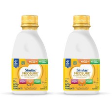 Similac NeoSure Premature Infant Formula 씨밀락 네오슈어 옵티그로 유아 분유 946ml, 2개