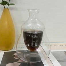 日式平口冰酒壺溫酒器暖酒器分酒器家用白酒杯子酒壺套裝輕奢酒具 0FN7, （烤花工藝）平口小酒壺帶刻度, 1個