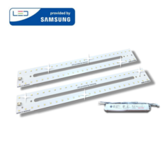 삼성LED 모듈 멀티B 50W 주방/욕실/방 420X55mm (짧은 형광등 대체) 국내제작 플리커프리, 주백색, 1세트
