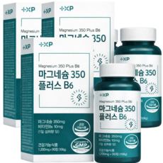 마그네슘 구매 글루콘산 마그네슘350 B6 신경 안정 근육 긴장 이완 기능 유지 영양제, 1박스, 180회분